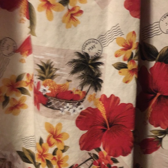 Hilo Hattie The Hawaiian Original Floral Postcard Print Dress - Picture 13 of 15